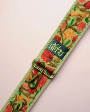 Artisan Redd Hazelwood Tan Retro Embroidered Shoulder Strap