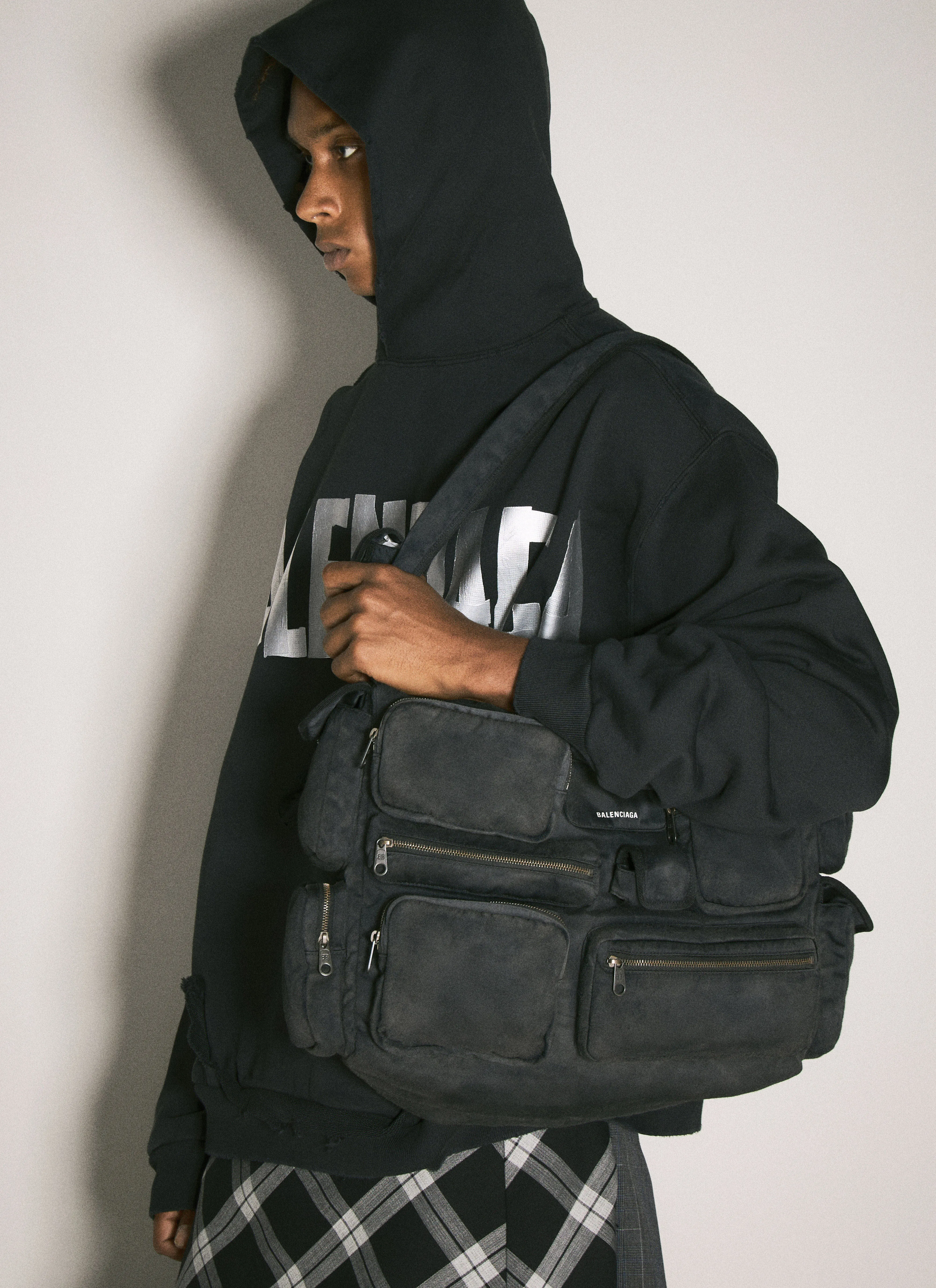 Balenciaga Men Superbusy Large Sling Bag