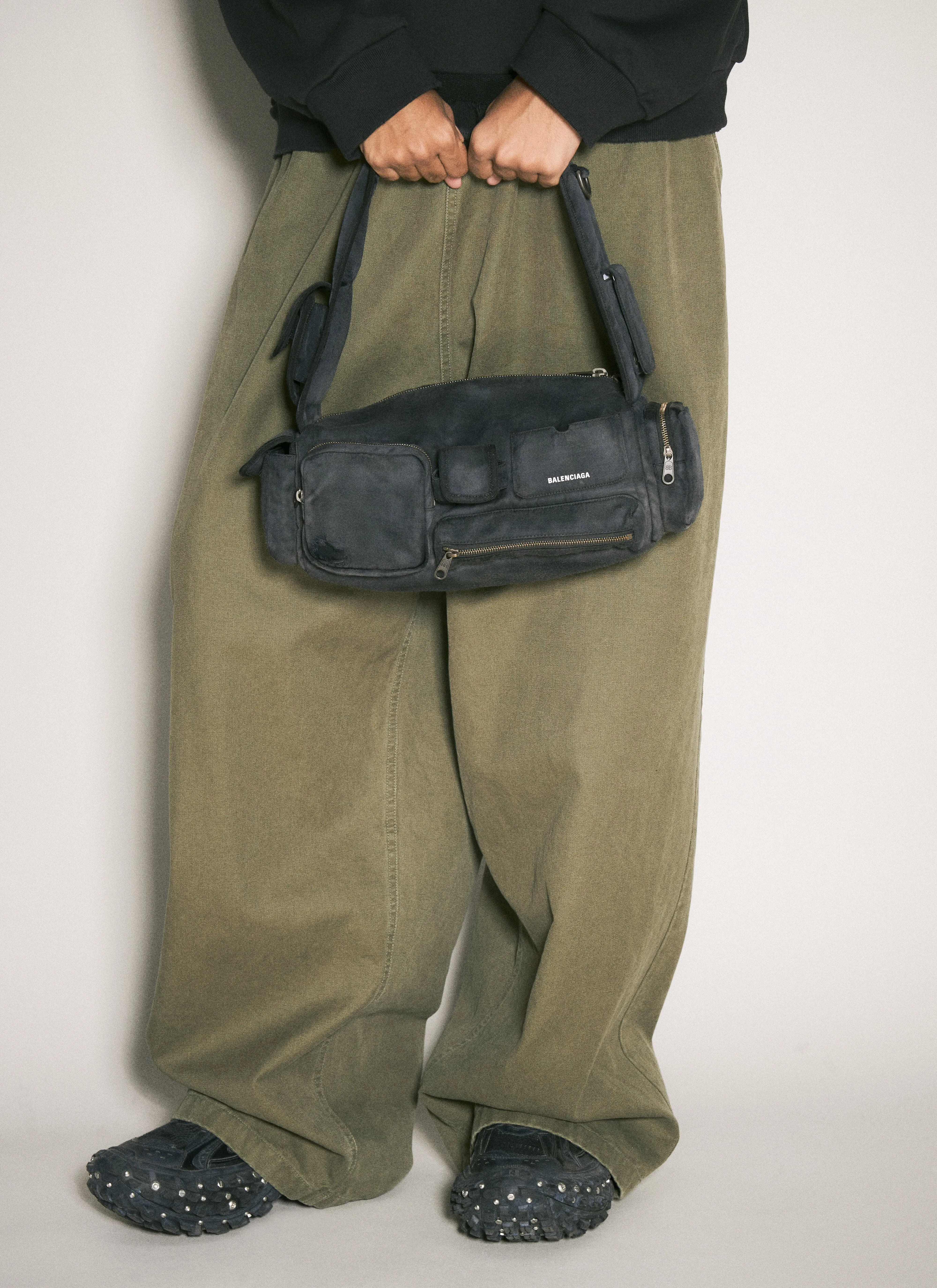 Balenciaga Men Superbusy Small Sling Bag