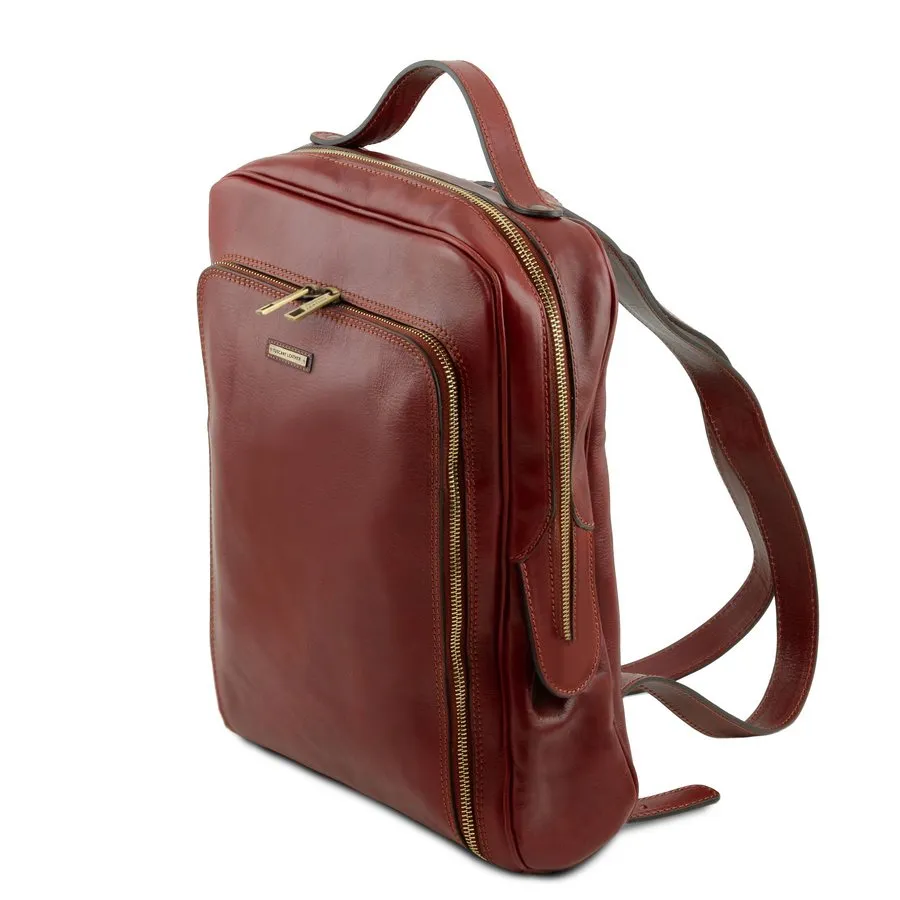 Bangkok Leather Laptop Backpack
