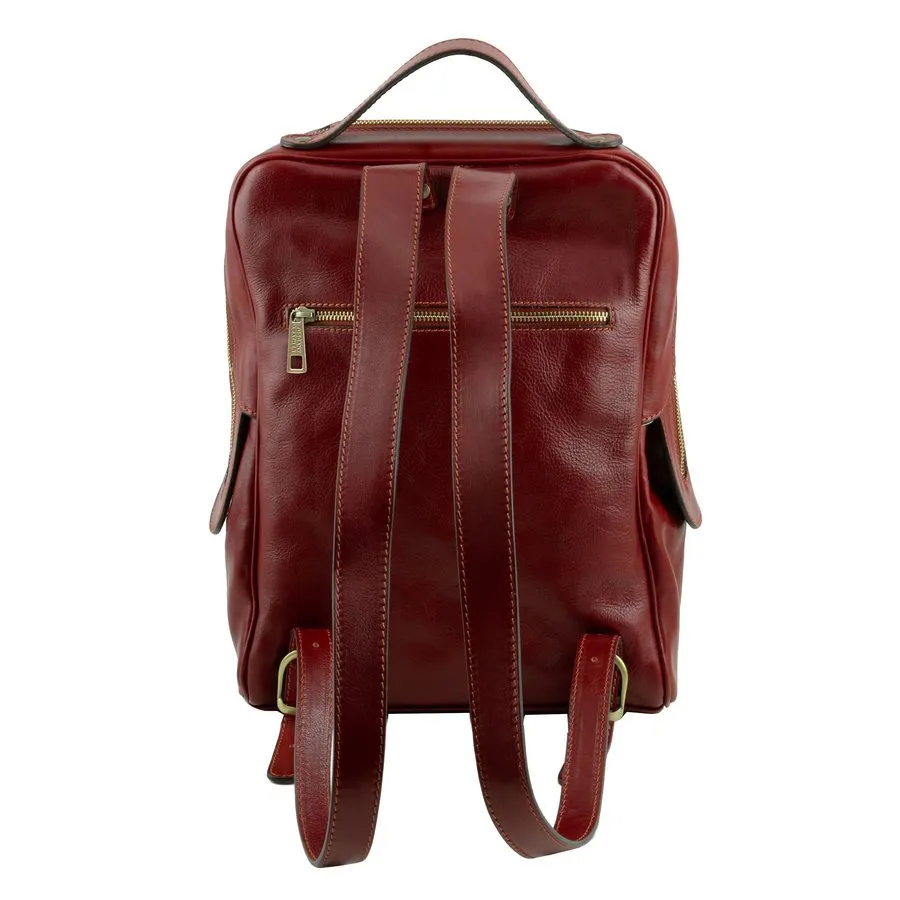 Bangkok Leather Laptop Backpack
