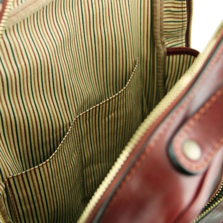 Bangkok Leather Laptop Backpack