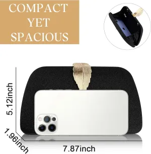 Clutch Purses for Women Evening Bag with Detachable Chain Small Sparkly Handbags for Party Wedding Evening Dress
