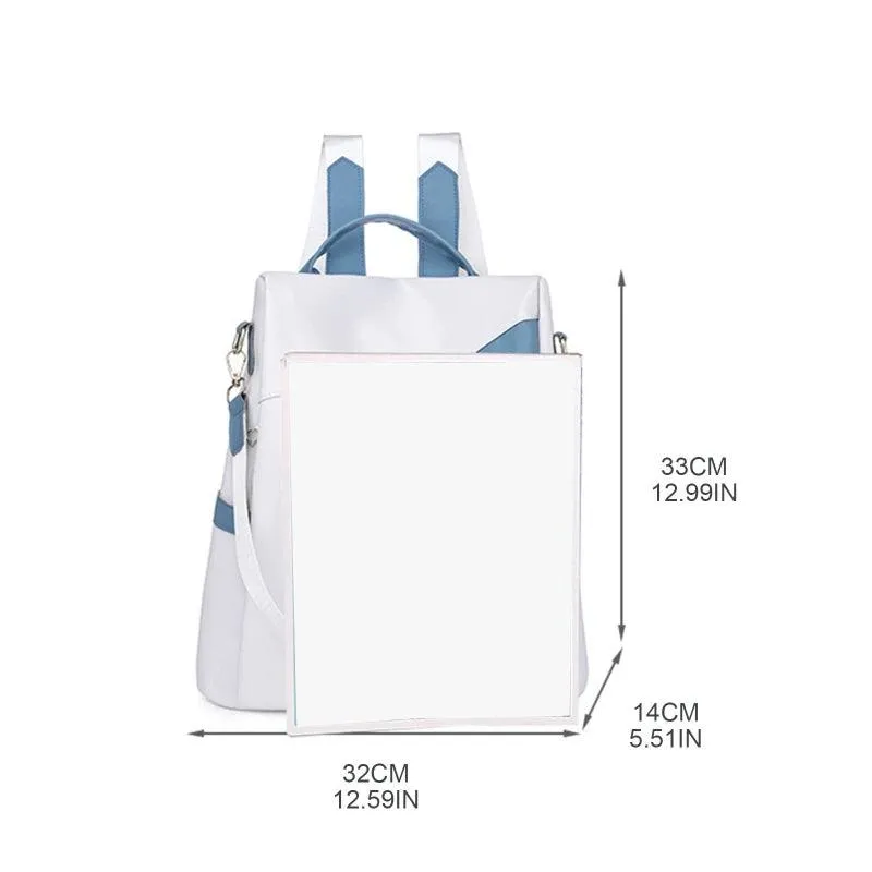 Convertible  Stylish & Secure Anti-Theft Backpack Travel Shoulder Bag for Women