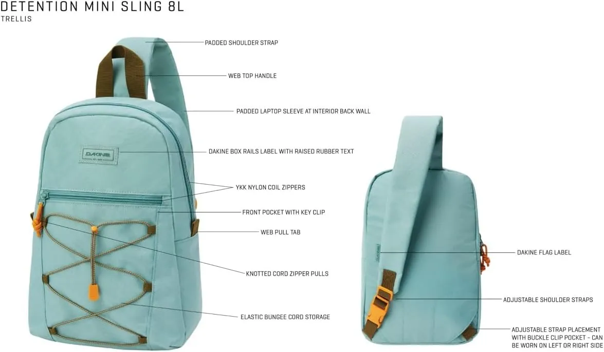 Dakine Detention Mini Sling 8L - Rubber