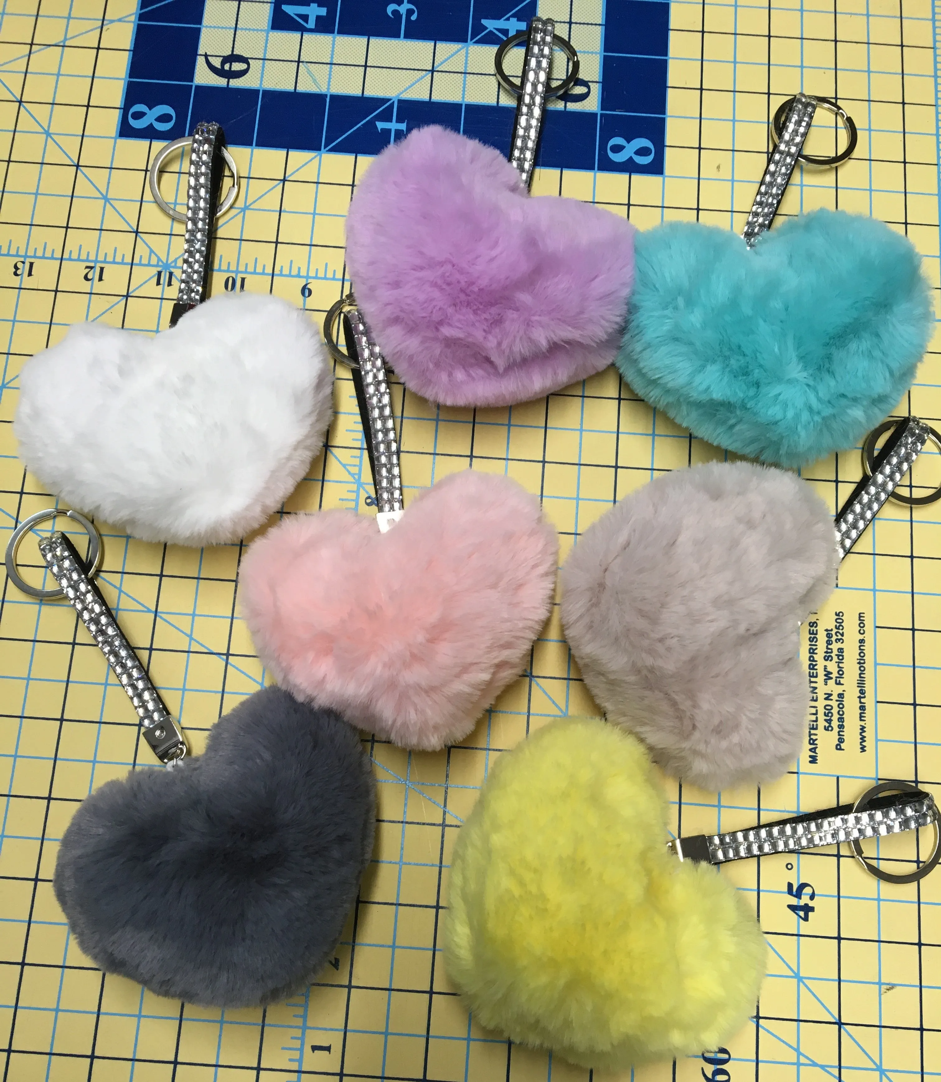 Dangles - Heart Key Chains