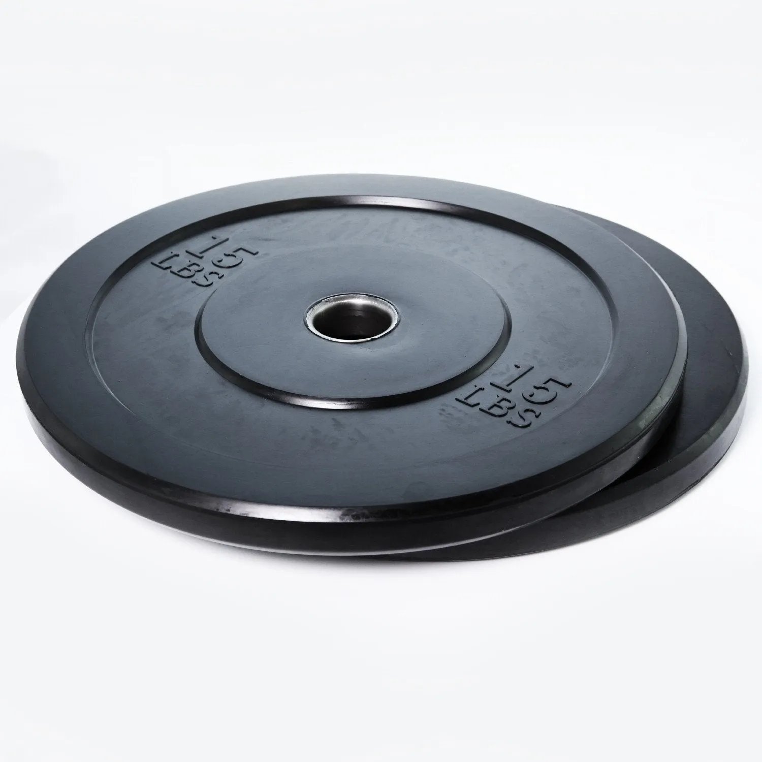 DYNAMIC  - ECONOMY BUMPER PLATES - BLACK 17.7"