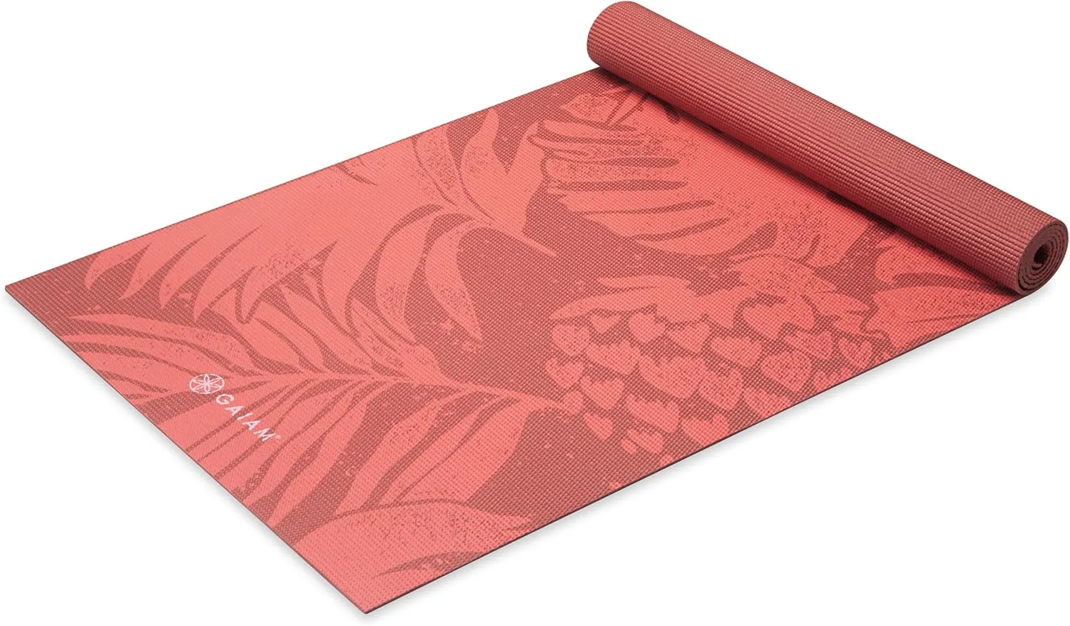 Gaiam Print Yoga Mat, Non Slip Exercise & Fitness Mat for All Types of Yoga, Pilates & Floor Exercises