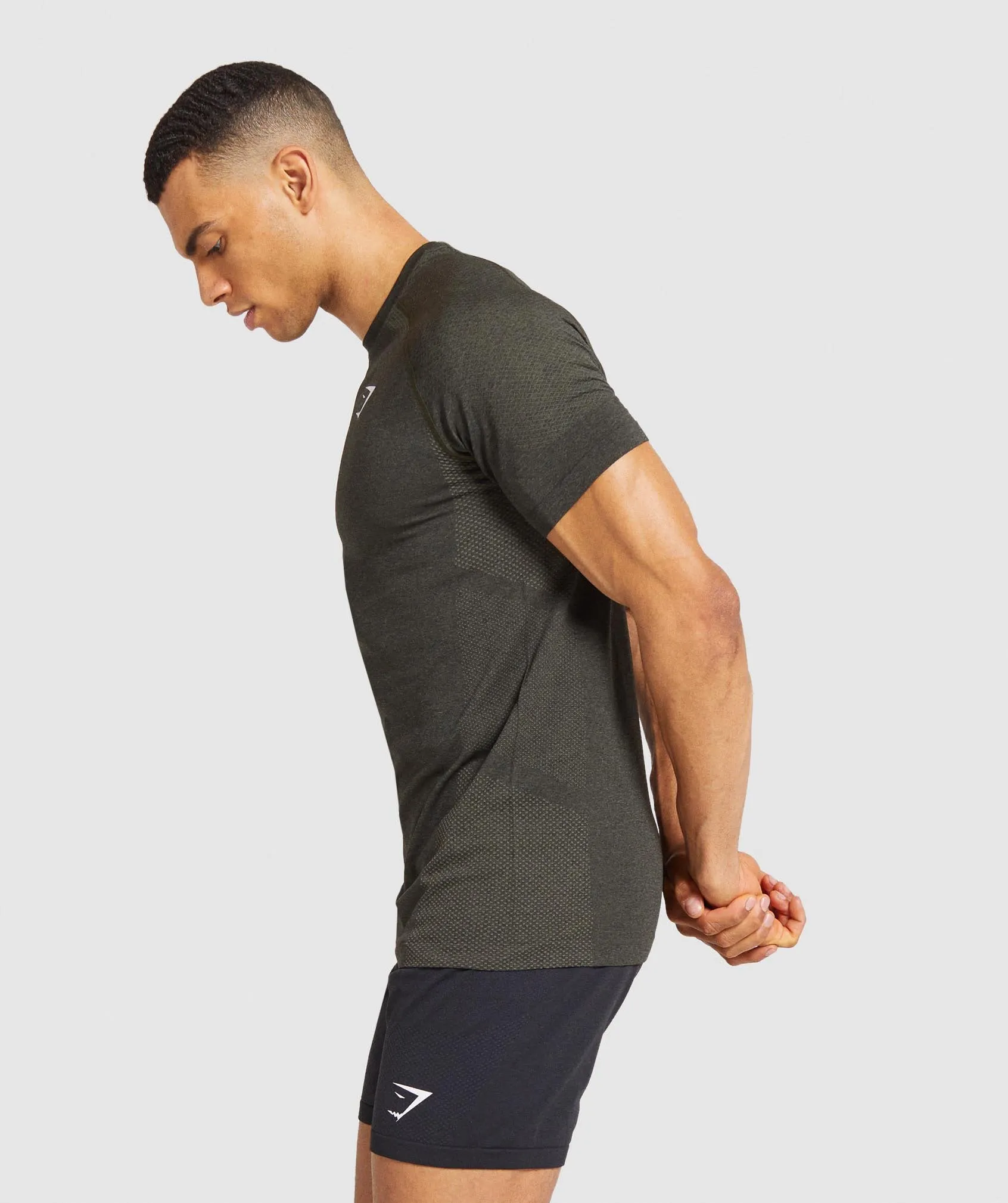 Gymshark Vital Seamless T-Shirt - Dark Green Marl