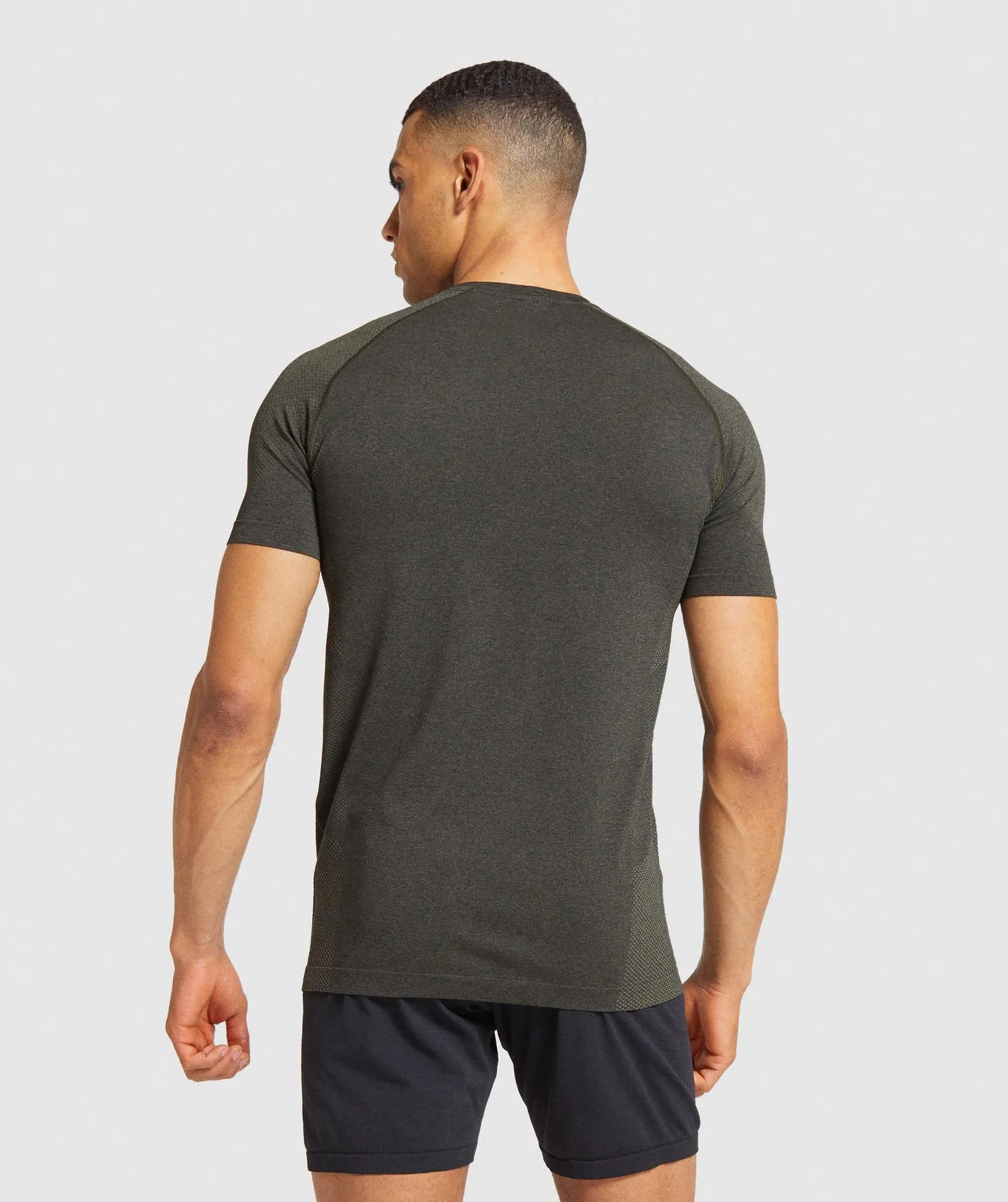 Gymshark Vital Seamless T-Shirt - Dark Green Marl