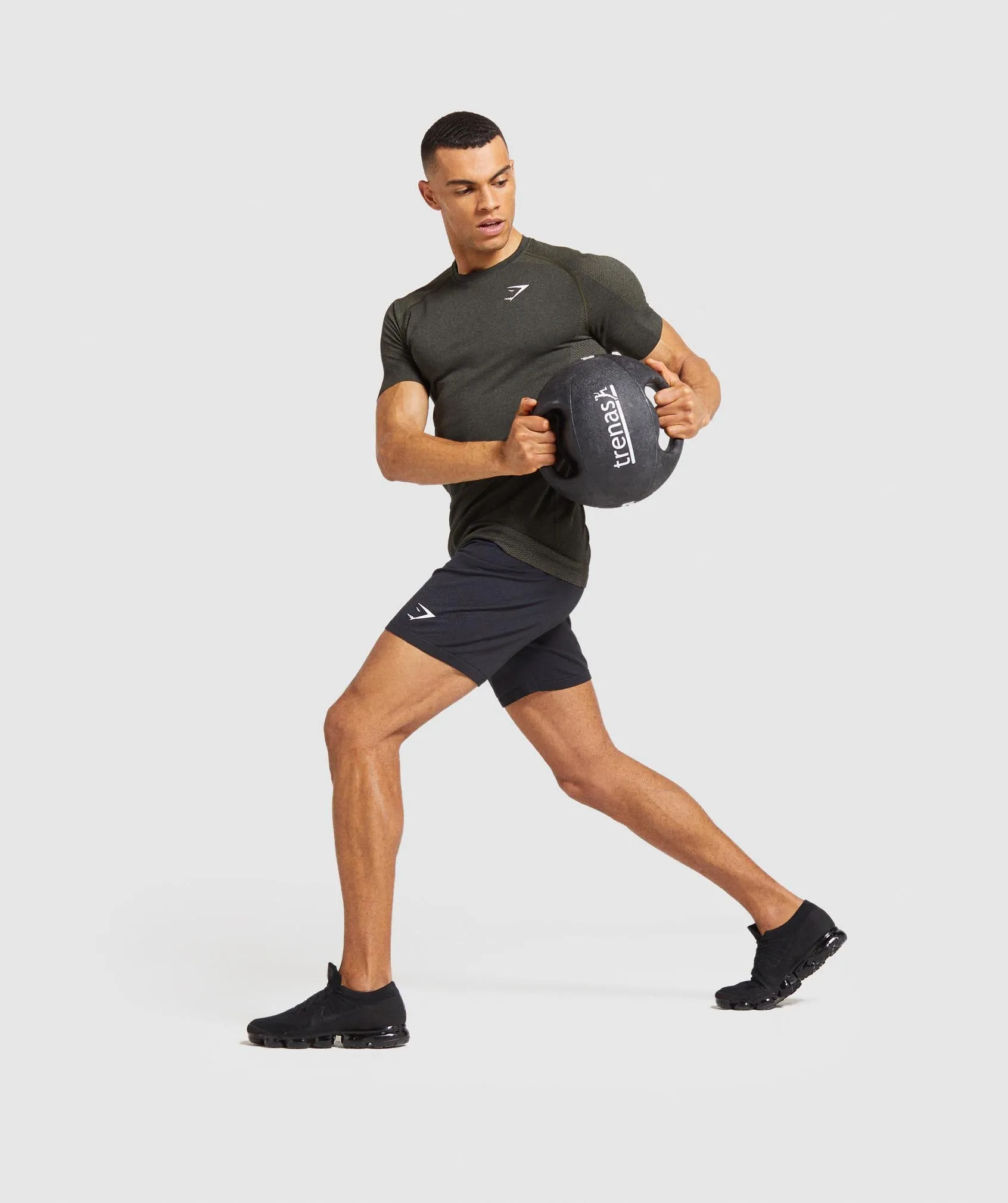 Gymshark Vital Seamless T-Shirt - Dark Green Marl