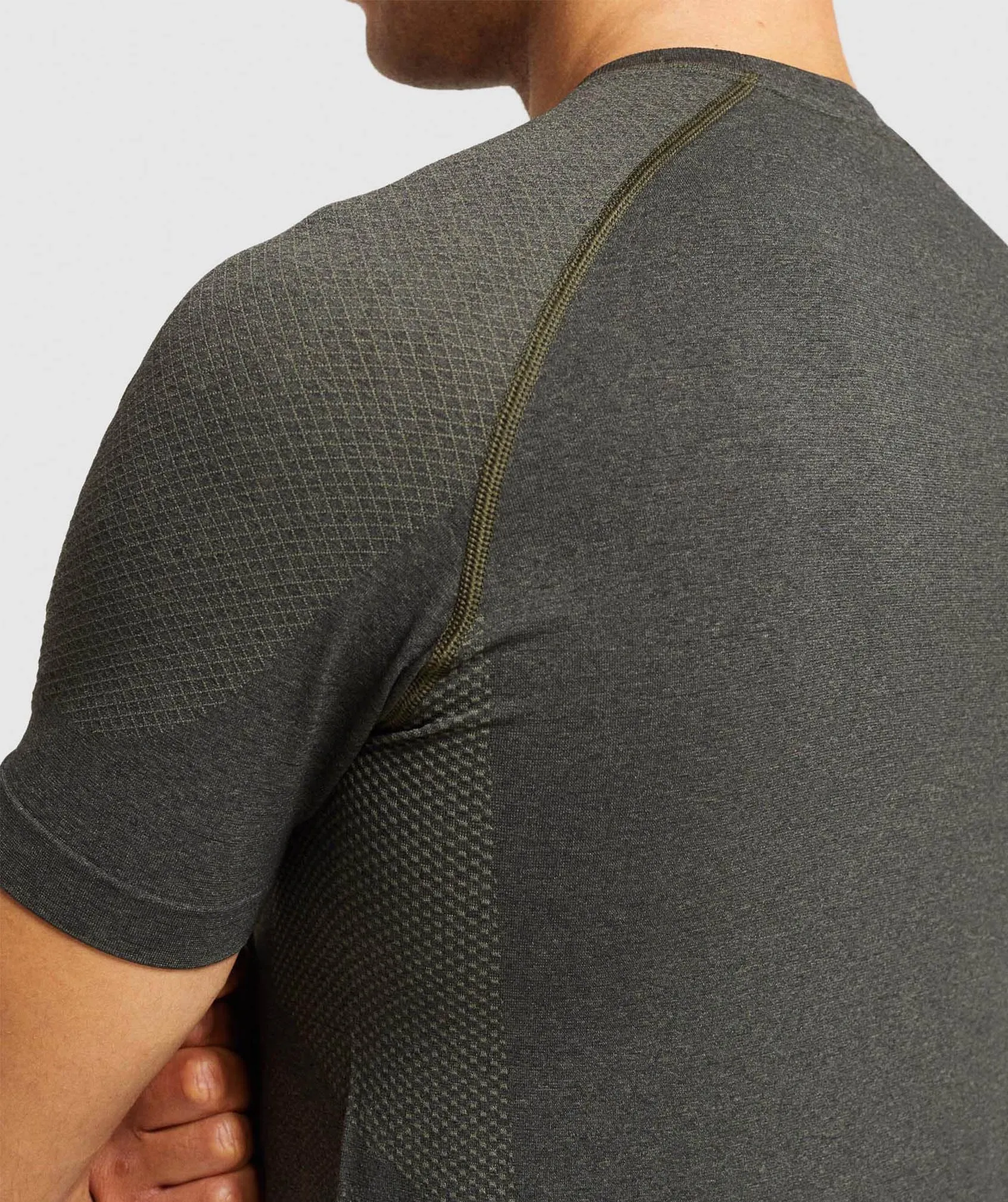 Gymshark Vital Seamless T-Shirt - Dark Green Marl