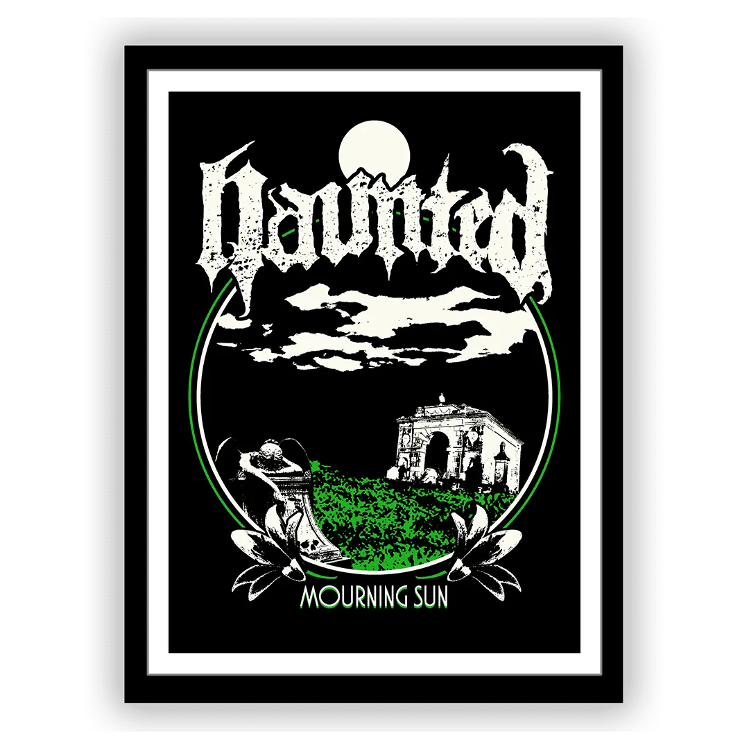 Haunted - Mourning Sun Print - Framed