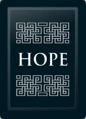 Hope Deco Horizontal Silver Logo Panel