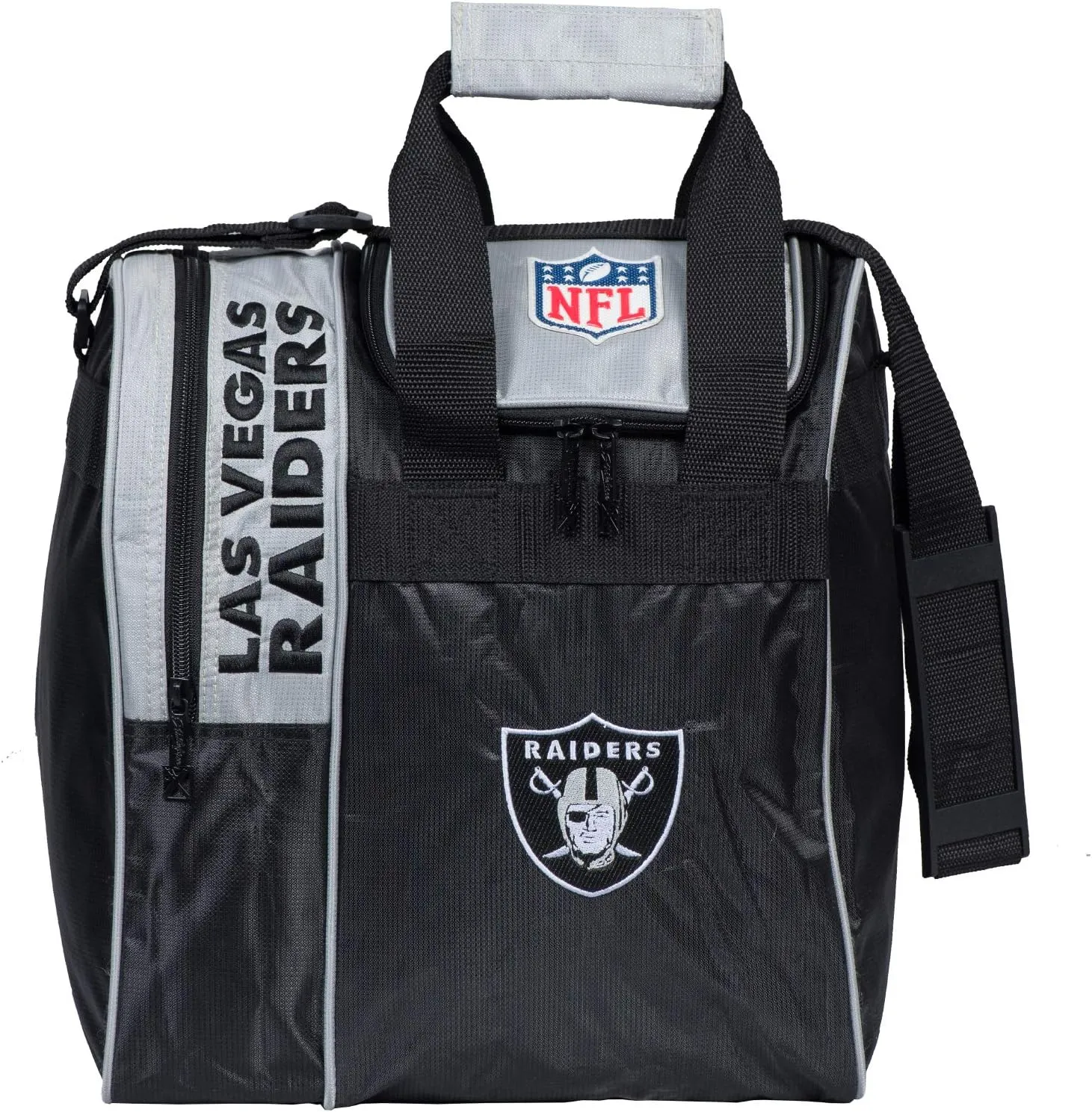 KR Strikeforce Officially Licensed NFL Single Bowling Ball Tote Bag with Shoe Compartment
