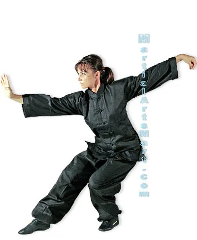 Kung Fu Uniform- Black
