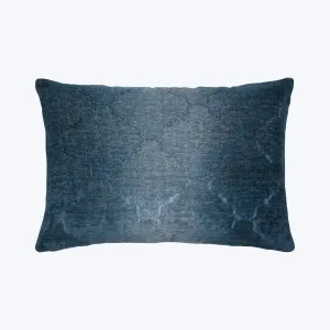 Medallion Woven Jacquard Lumbar Pillow Storm