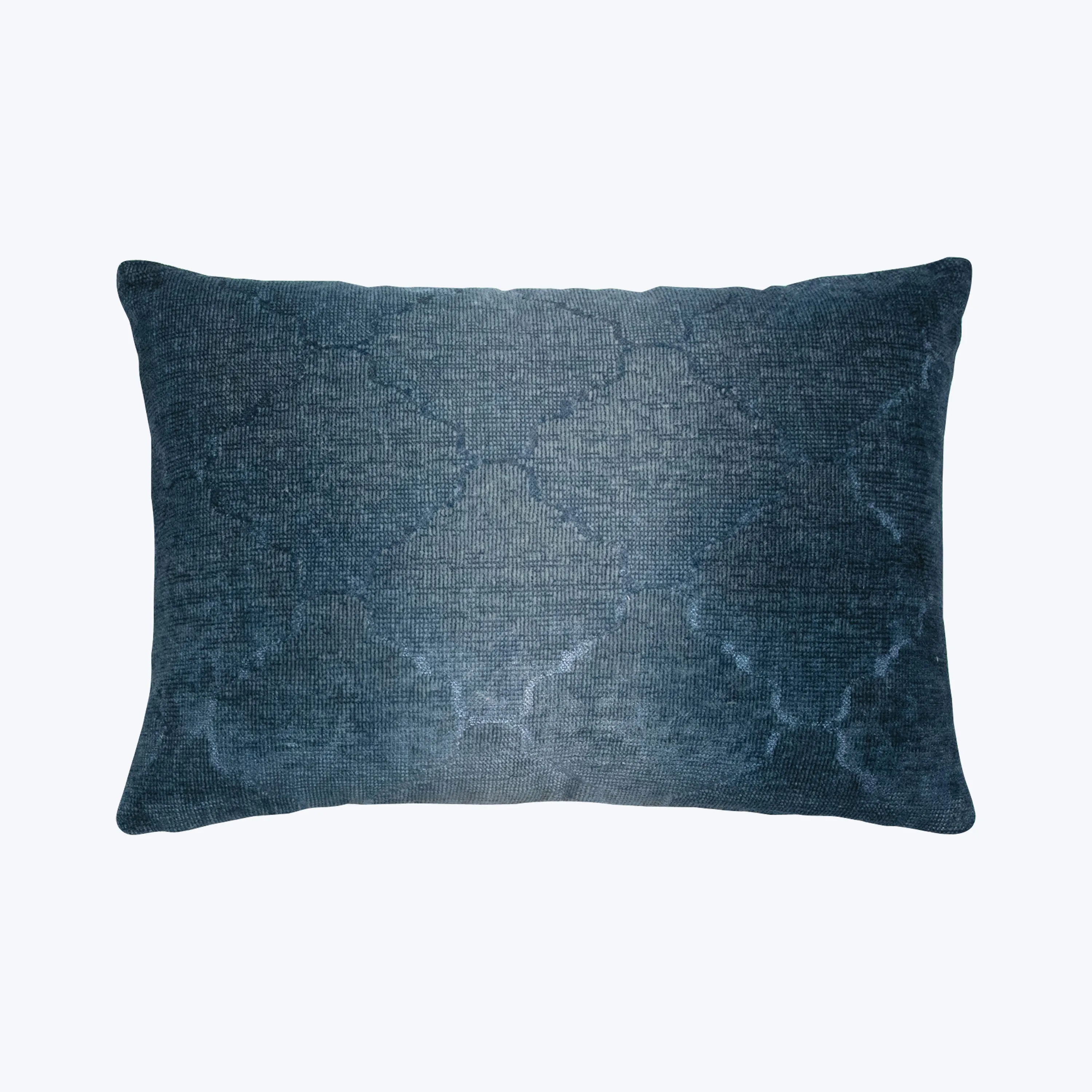 Medallion Woven Jacquard Lumbar Pillow Storm