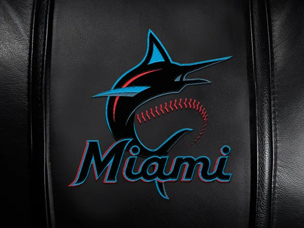 Miami Marlins Primary Logo Panel For Stealth Recliner
