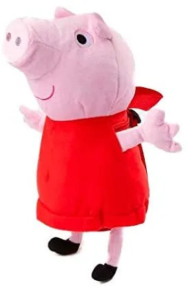 Peppa Pig Plush Backpack Pink Red