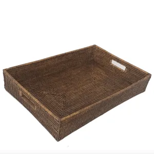 Rattan Tall Sided Tray