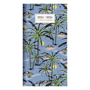 TF Publishing 2025-2026 Aloha Palms Small Monthly Pocket Planner