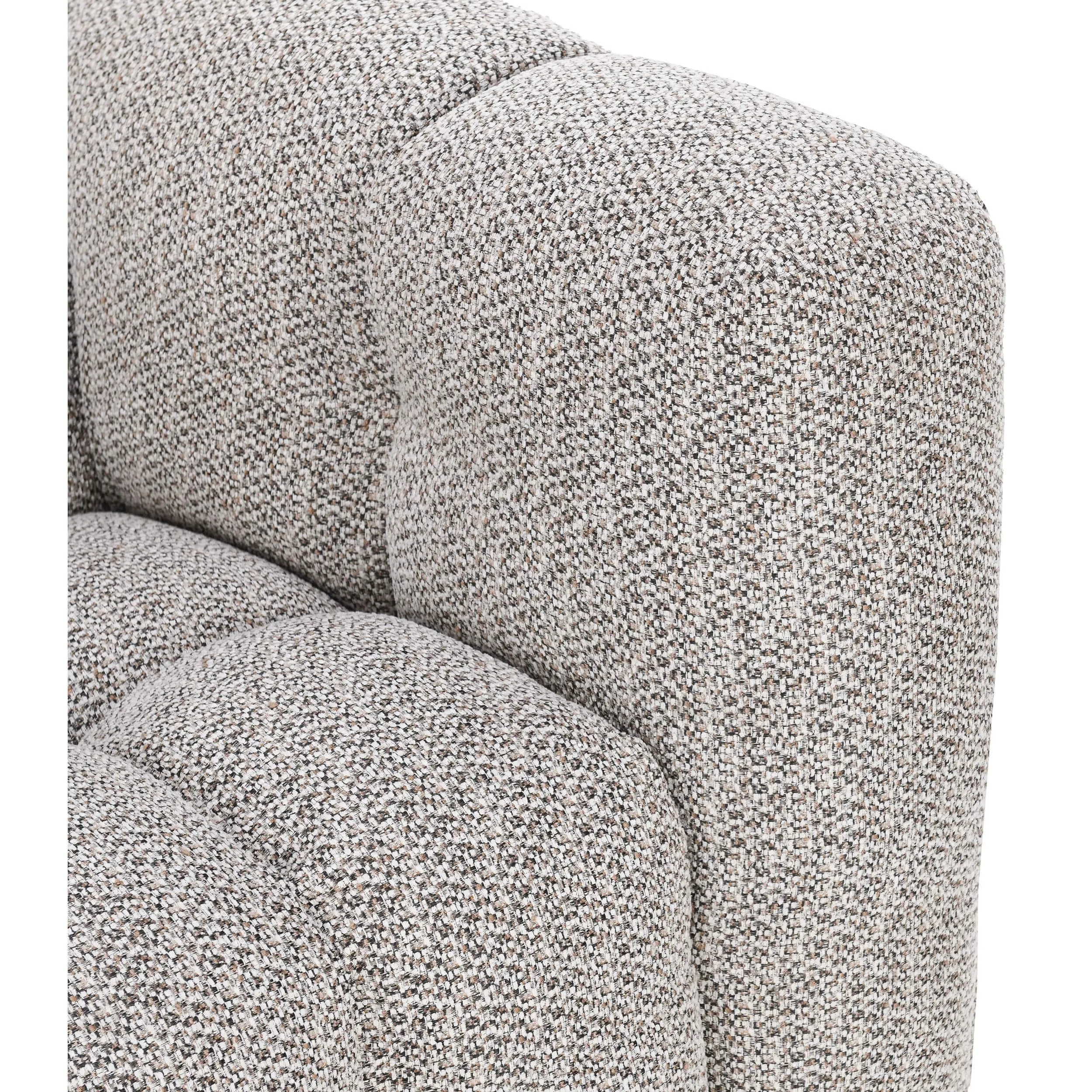 Walter Sectional, Heathered Gray
