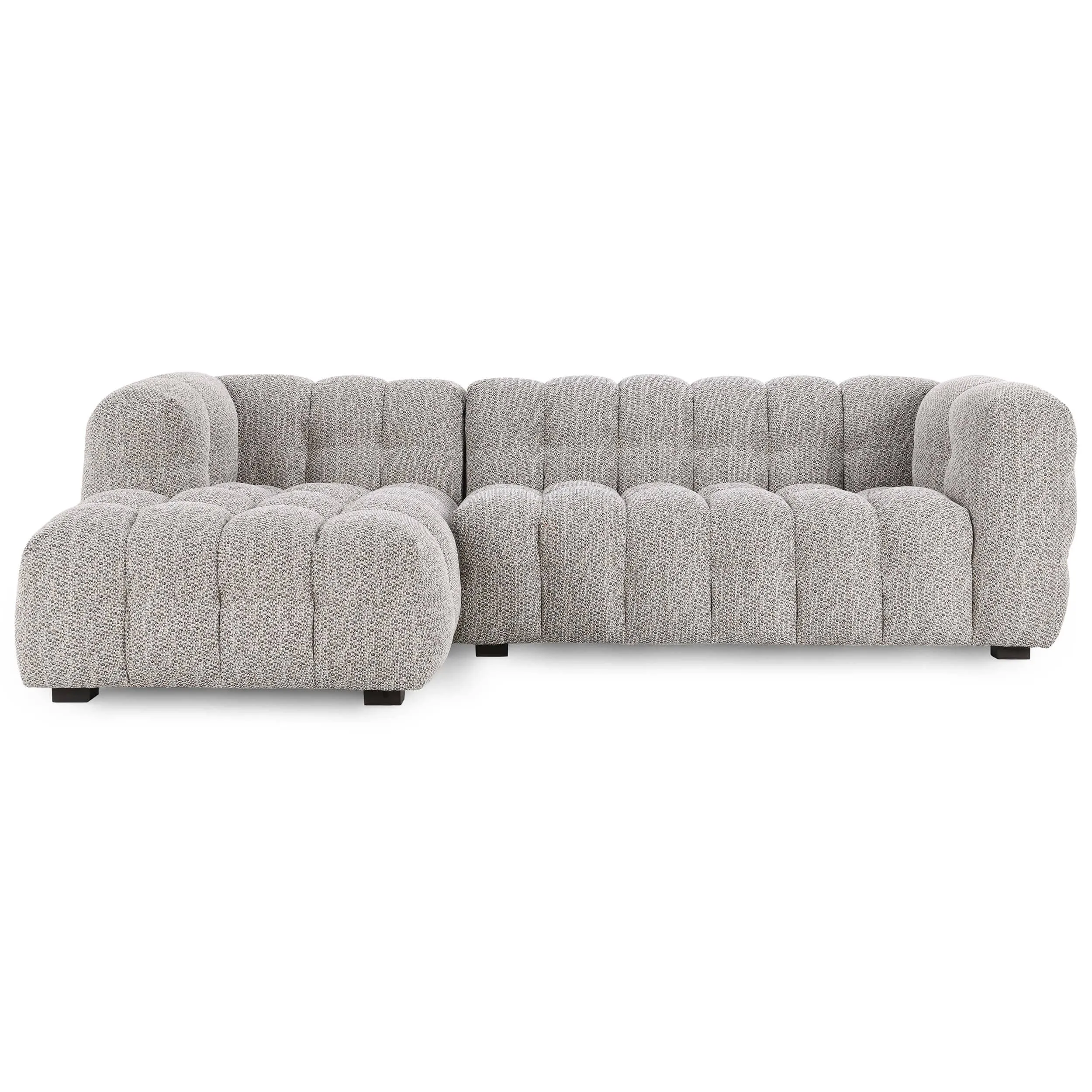 Walter Sectional, Heathered Gray
